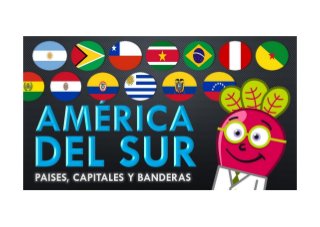 Paises, capitales y banderas de America del Sur