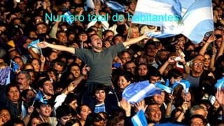 Numero total de habitantes