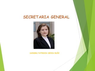 SANDRA PATRICIA DEVIA RUÍZ
 