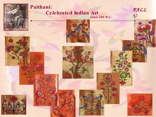Paithani:  Celebrated Indian Art Since 200 B.C. PALLU 