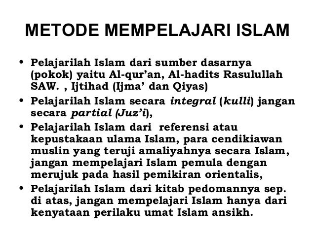 Materi Pendidikan Agama Islam Paradigma Pendidikan Agama