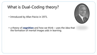 Allan paivio dual coding theory outlet