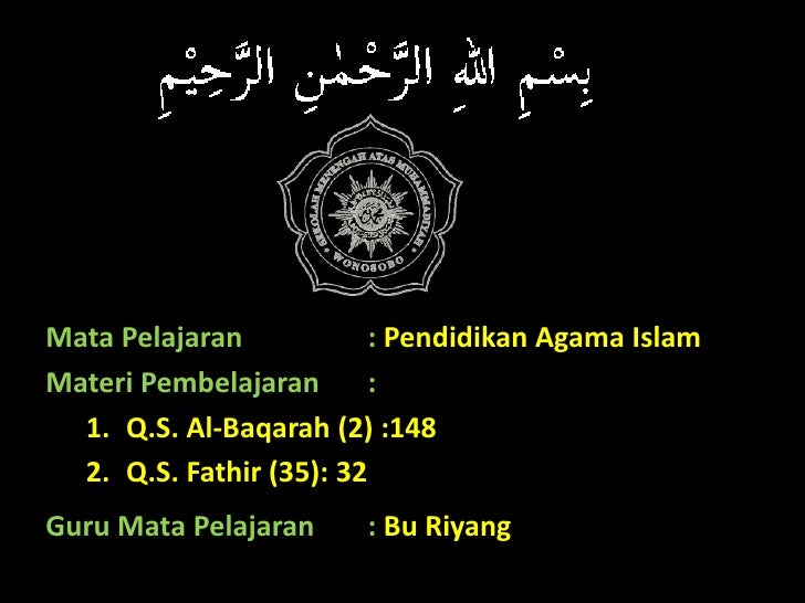 Pendidikan Agama Islam Halaman 147 Pendidikan Agama Islam Halaman 147