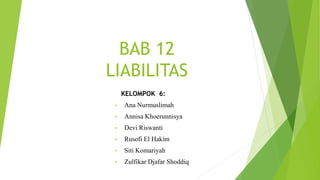 Pajak bab 12 13 fix | PPTX
