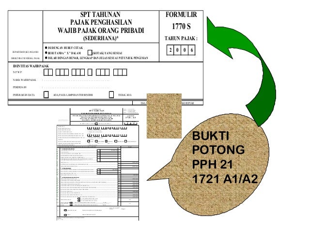 jenis x formulir pekerjaan penghasilan Pajak