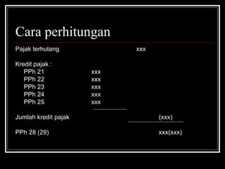 Materi Pajak Penghasilan Umum di Indonesia.ppt