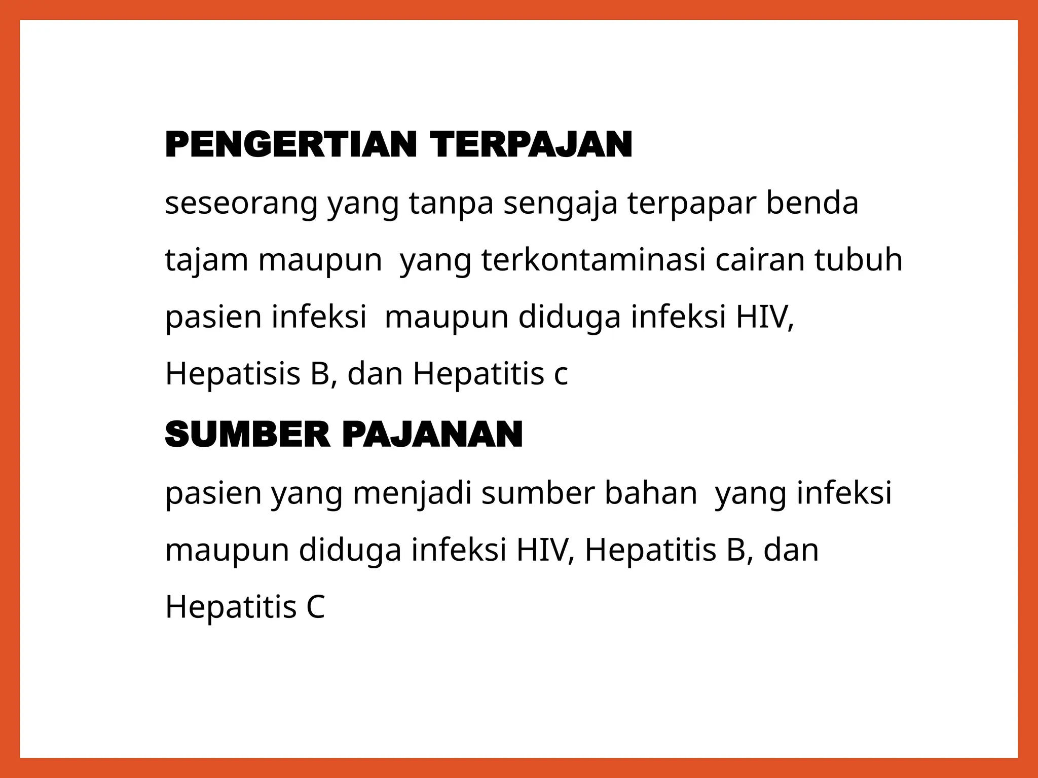 Pajanan PPT PAJANAN YANG TERJADI DI RUMAH SAKIT. | PPTX