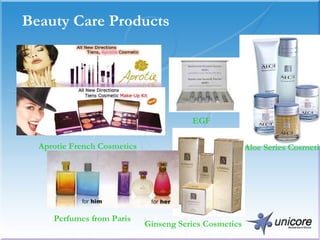 Beauty Care Products Aprotie French Cosmetics EGF Ginseng Series Cosmetics Aloe Series Cosmetics Perfumes from Paris 