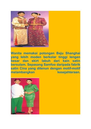 Pakaian istiadat masyarakat kadazan dari penampang | DOC