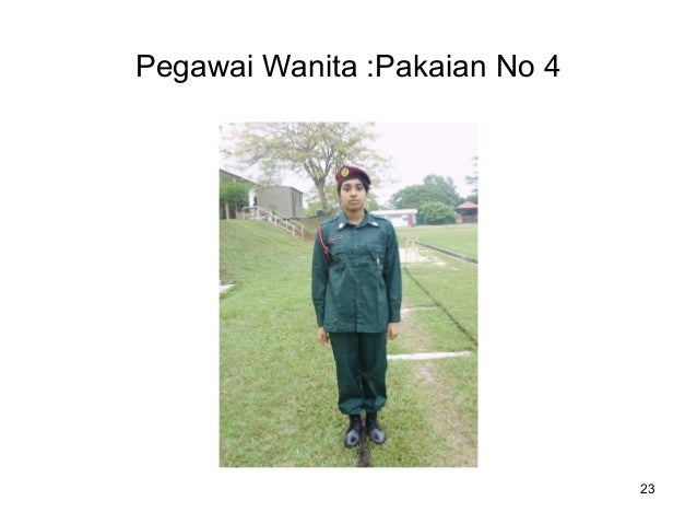 Uniform Krs Guru : Seluar panjang warna sherwood dark green.