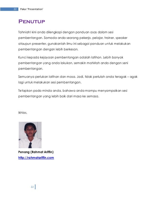 Menjadi pakar presenter