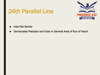 Pak borders information length width and area | PPTX