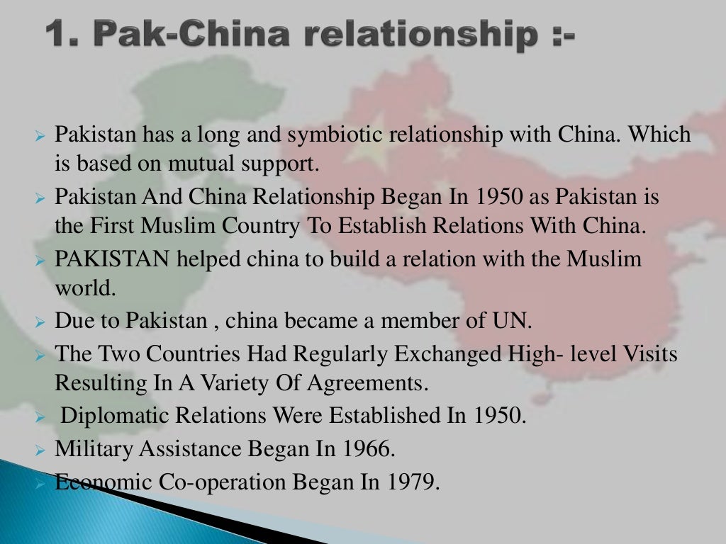 pak china relations essay