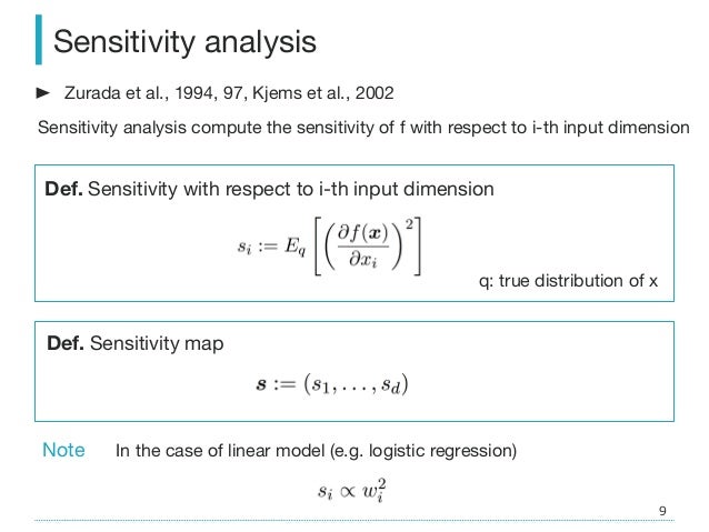 Principal Sensitivity Analysis