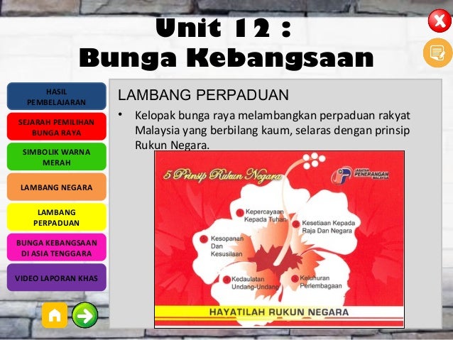 Pakej media bunga kebangsaan