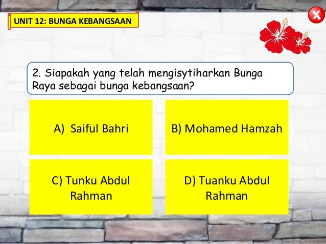 Pakej Media Bunga Kebangsaan