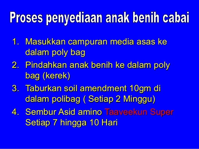 perniagaan cili contoh fertigasi rancangan taaveekun Pakej cili tanaman