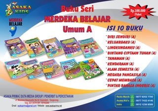 Paket Buku Kurikulum Merdeka PAUD Usia 5-6 Tahun 087782527700