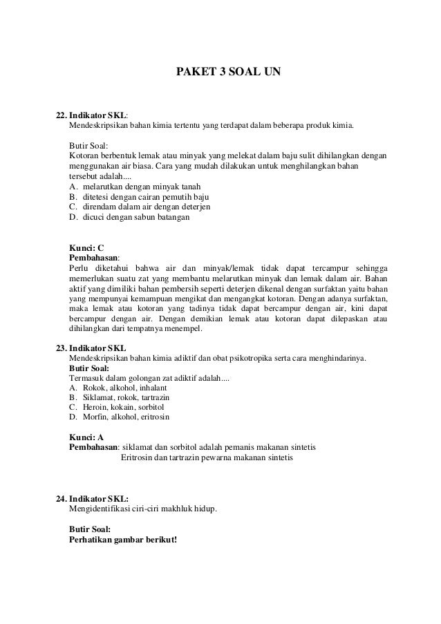 Contoh Soal Zat Aditif Adiktif Psikotropika Smp 2 Idschool