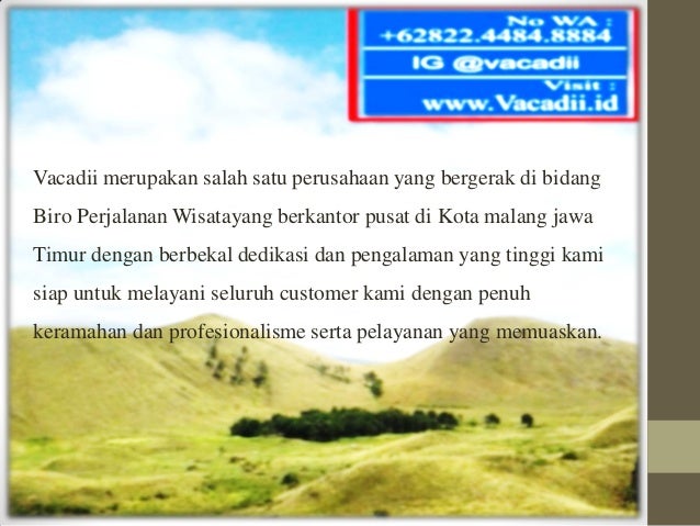 Paket liburan ke malang dari jakarta, paket tour malang ke ...
