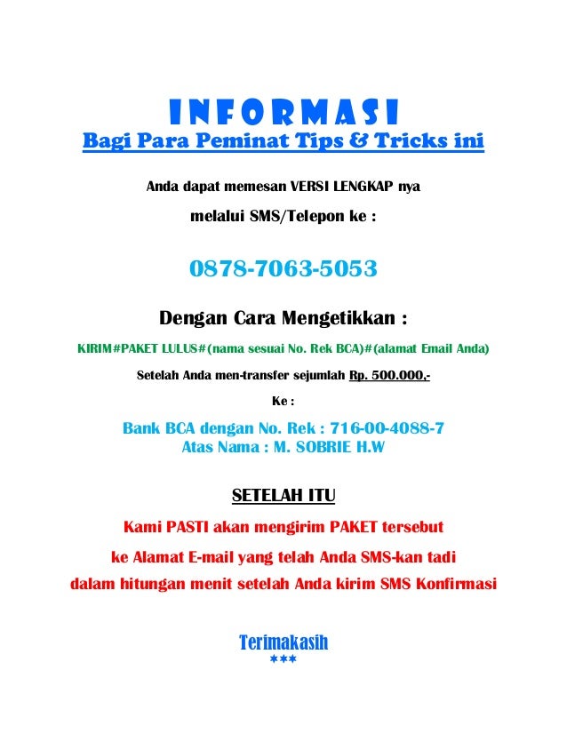 Paket Lulus Psikotes & Melamar Pekerjaan