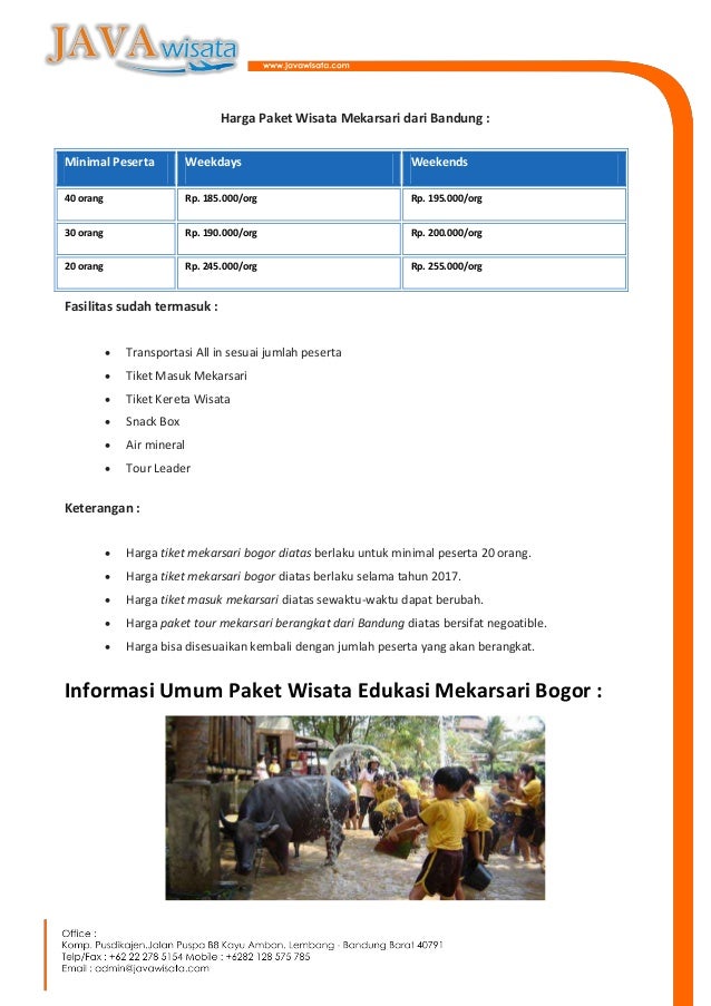 Paket Tour Taman Buah Mekarsari Bogor