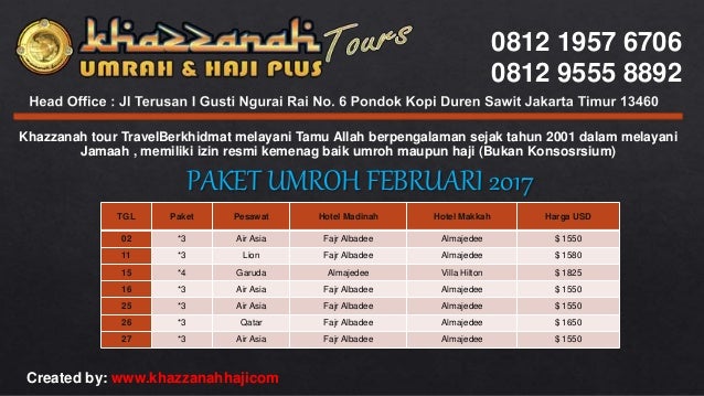 Umroh Februari Map Tour