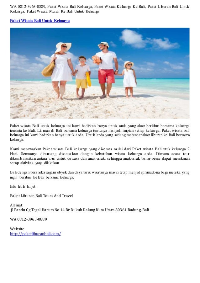 Wa 0812 3963 0889 Paket Wisata Bali Keluarga Wa 0812 3963 0889 Paket Wisata Bali Keluarga