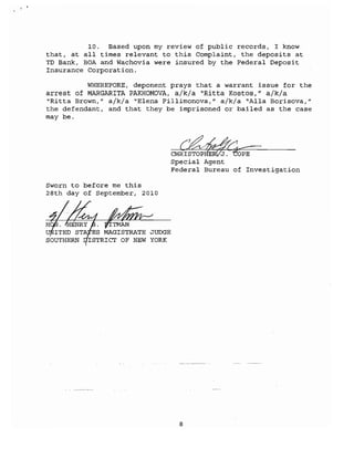 Pakhomova, margarita complaint