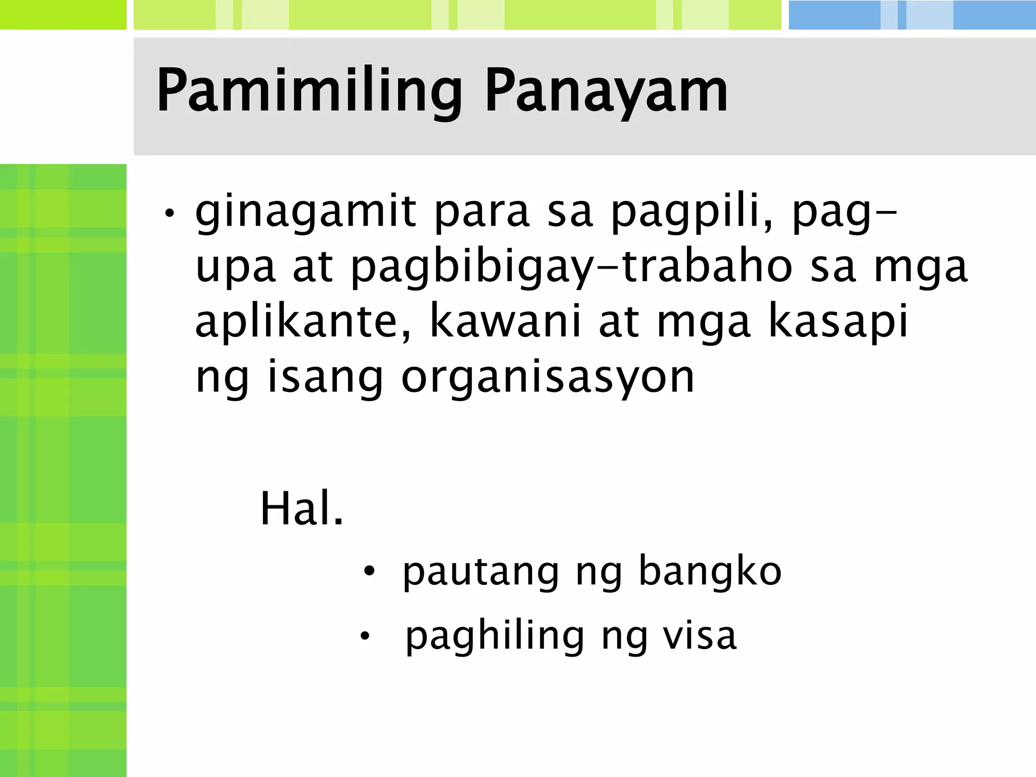 Pakikipagpanayam | PPTX