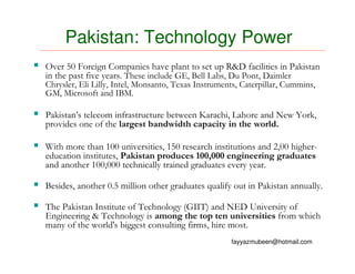 Pakistan   A Feel Good Presentation