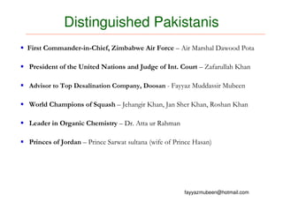 Pakistan   A Feel Good Presentation