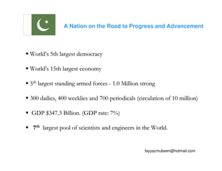 Pakistan   A Feel Good Presentation
