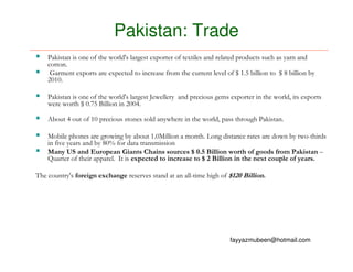 Pakistan   A Feel Good Presentation