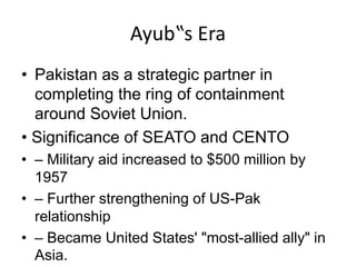 Pakistan united sates relations | PPTX