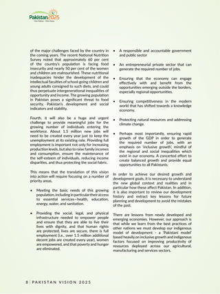 Pakistan vision-2025 | PDF