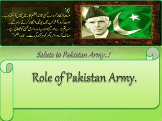 Pakistan Army at a Glance.!