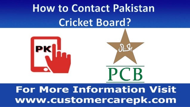 Pakistan Cricket Board Phone Number Office Address Email