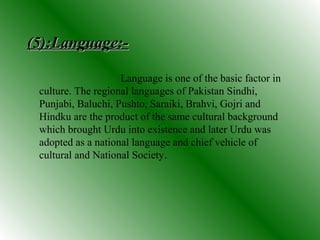 Kpk Language Pakistani culture | PPT