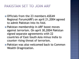 Pakistan in international organization | PPTX