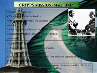 CRIPPS MISSION (March 1942MISSION (March 1942))
 