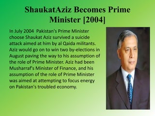 Pakistan history from 1999-2016 | PPTX