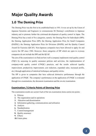 Pakistan Quality Award | PDF