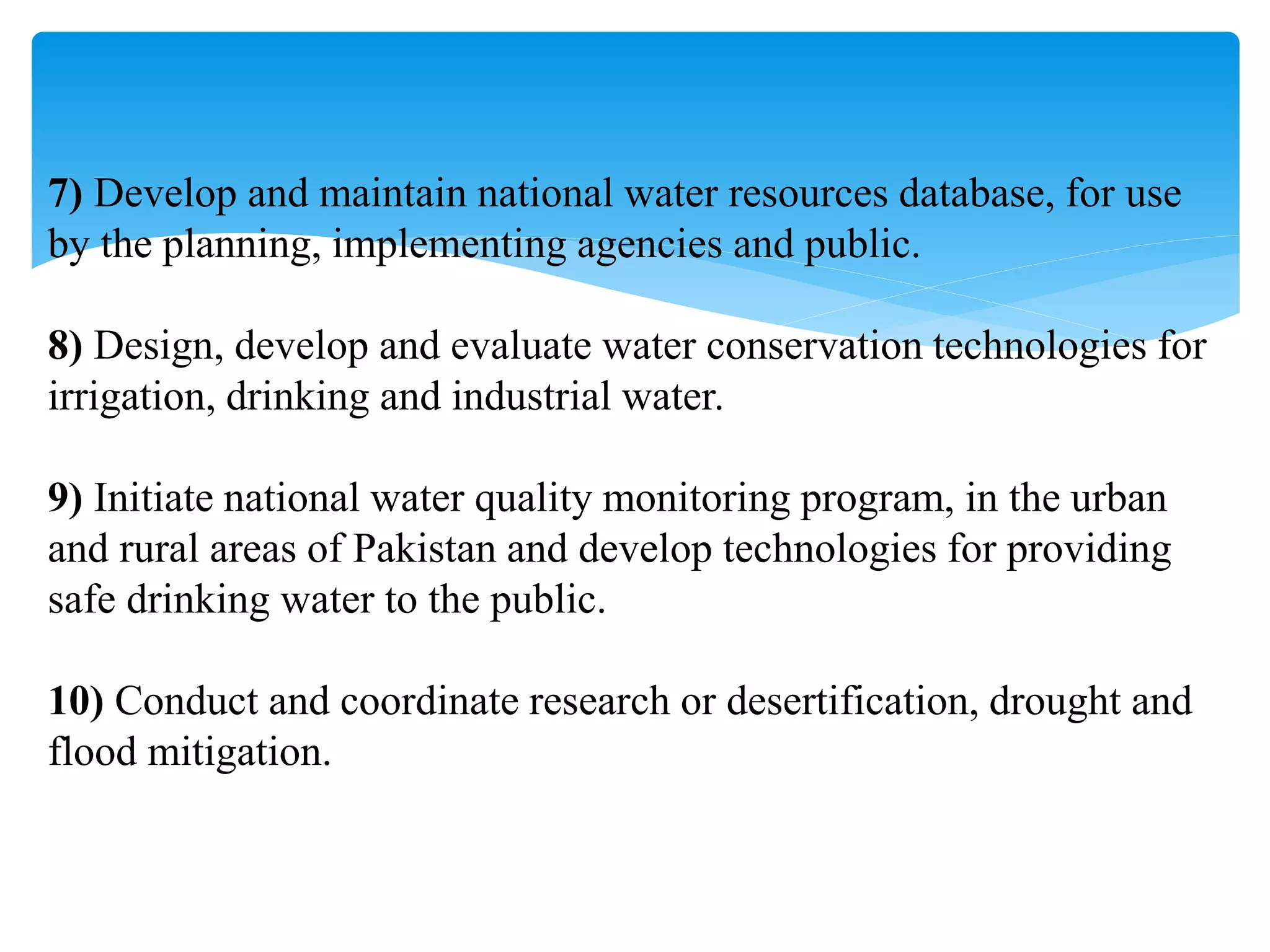 Water Resources of Pakistan | PPTX