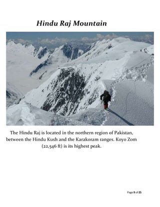 Mountains In Pakistan | DOCX