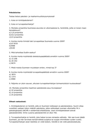 Pakolaisvisa PDF