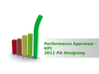 Performance Appraisal -
     KPI
     2011 PA Designing



Free Powerpoint Templates
                            Page 1
 