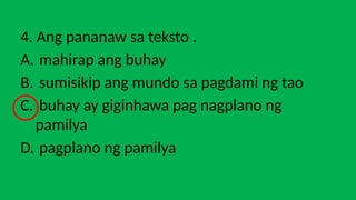 Paksa at Tono Filipino 8 leksyon sa Unang Markahan | PPTX