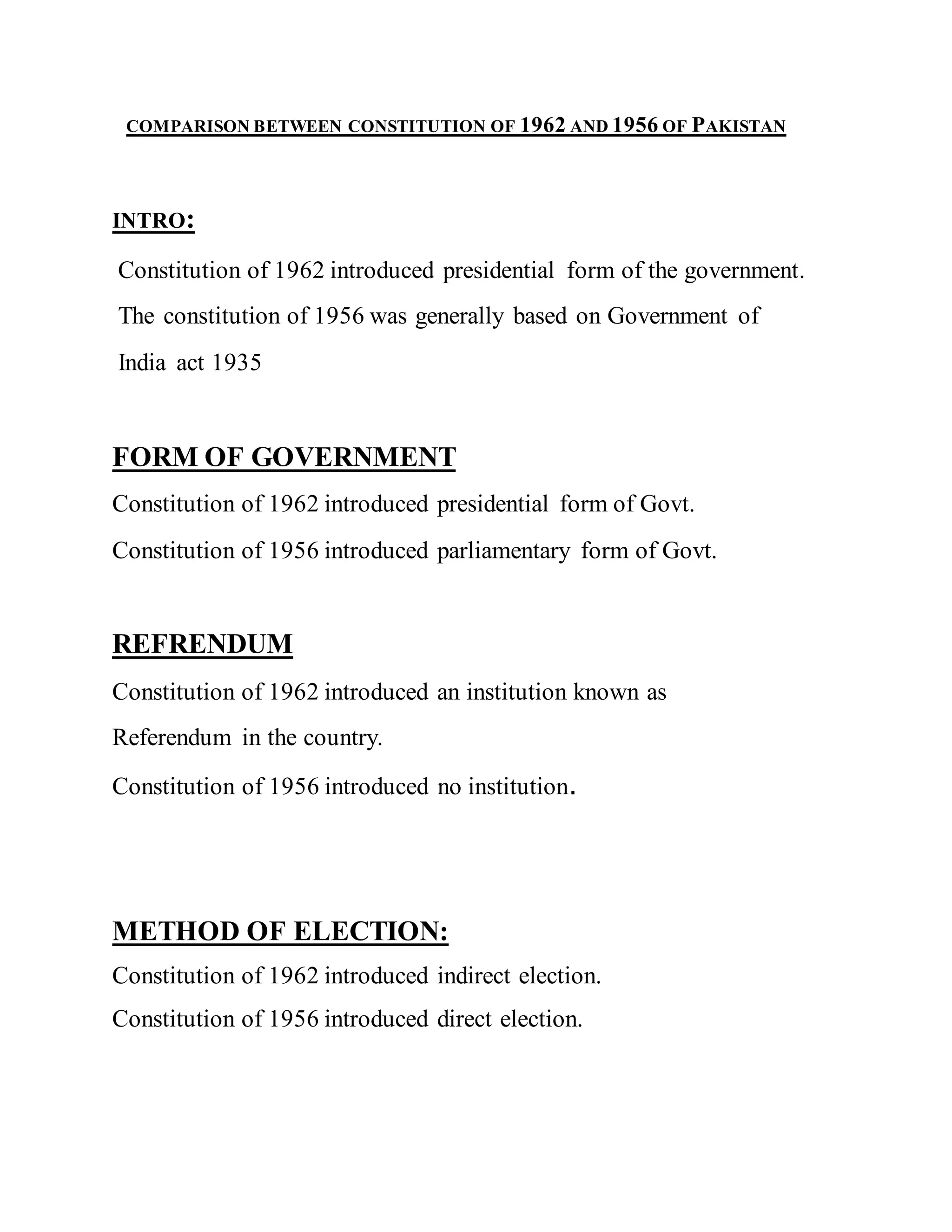 Photo inspiration: Gallery Detail: Difference Between Constitution 1962 And 1956 Of Pakistan