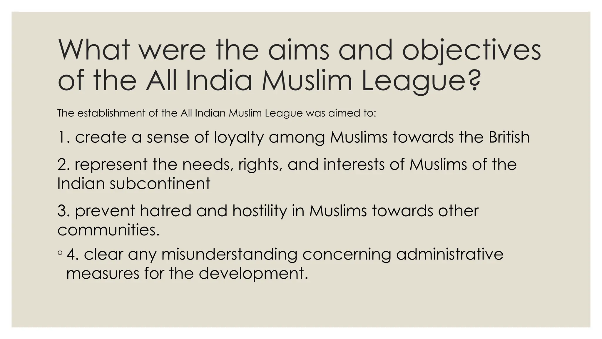 Pak studies Presentation ALL INDIA MUSLIM LEAGUE .pptx